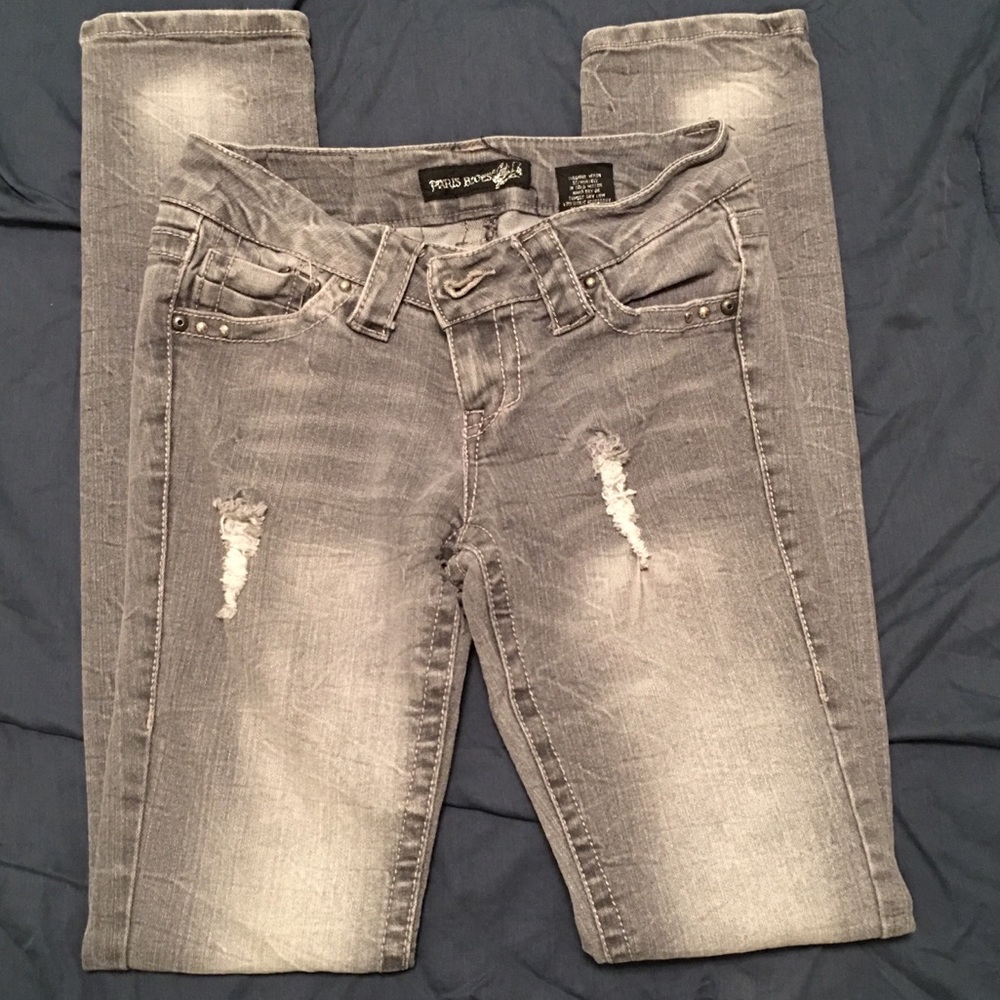 Gray jeans